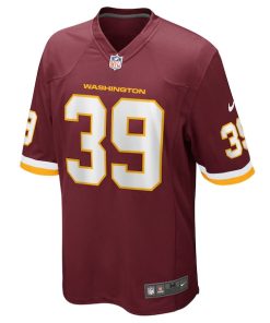 Alternative view of Jeremy Reaves Washington Football Team Nike Game Player Jersey - Burgundy