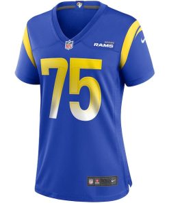 Alternative view of Deacon Jones Los Angeles Rams Nike Women's Game Retired Player Jersey - Royal