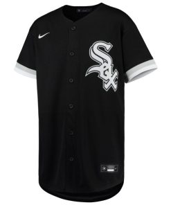 Alternative view of Eloy Jimenez Chicago White Sox Nike Youth Alternate Replica Player Jersey - Black