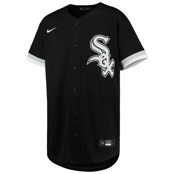 Eloy Jimenez Chicago White Sox Nike Youth Alternate Replica Player Jersey - Black - Image 2