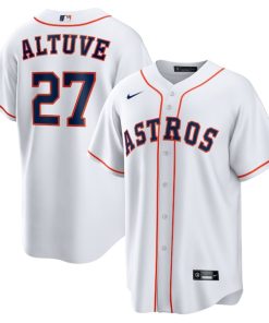Jose Altuve Houston Astros Nike Home Replica Player Name Jersey - White