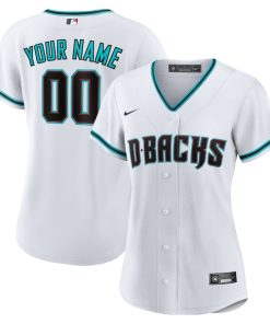 Arizona Diamondbacks Nike Women's Home Replica Custom Jersey - White