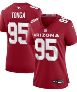 Alternative view of Khyiris Tonga Arizona Cardinals Nike Women's  Game Jersey -  Cardinal