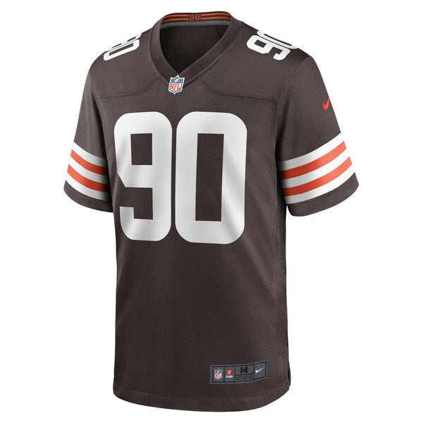 Maurice Hurst Cleveland Browns Nike Game Player Jersey - Brown - Image 2