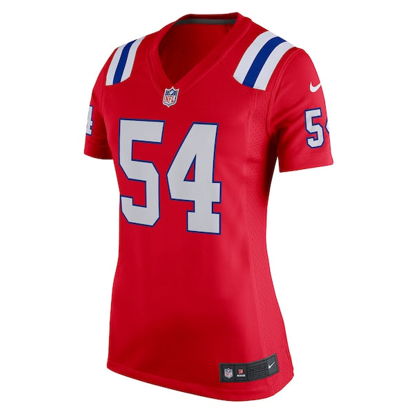 Tedy Bruschi New England Patriots Nike Women's Retired Game Jersey - Red/Navy - Image 3