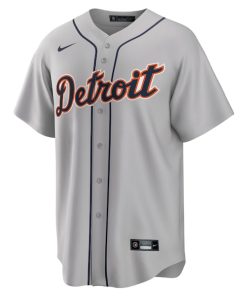 Alternative view of Tarik Skubal Detroit Tigers Nike Road Replica Jersey - Gray