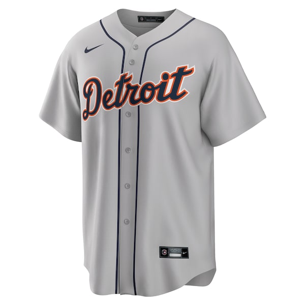 Tarik Skubal Detroit Tigers Nike Road Replica Jersey - Gray - Image 2