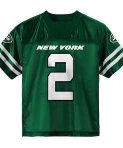 Alternative view of Toddler Zach Wilson Green New York Jets Team Player Jersey