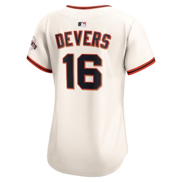 Rafael Devers San Francisco Giants Nike Women's Home Limited Player Jersey - Cream - Image 5