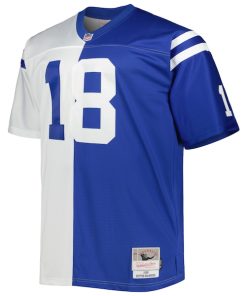 Alternative view of Peyton Manning Indianapolis Colts Big & Tall Split Legacy Retired Player Replica Jersey - White/Royal