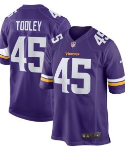 Max Tooley Minnesota Vikings Nike Team Game Jersey -  Purple