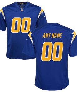 Los Angeles Chargers Nike Youth Alternate Custom Game Jersey - Royal/Blue
