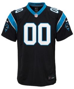 Alternative view of Carolina Panthers Nike Youth Custom Game Jersey - Black