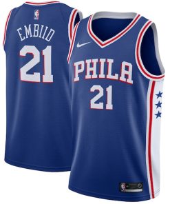 Joel Embiid Philadelphia 76ers Nike Swingman Jersey Royal - Icon Edition