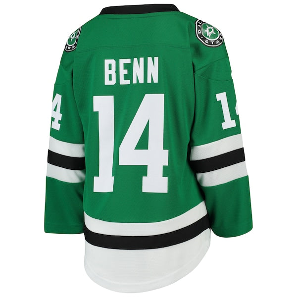 Jamie Benn Dallas Stars Youth Home Replica Player Jersey - Kelly Green - Image 3