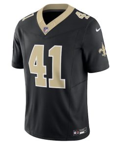 Alternative view of Alvin Kamara New Orleans Saints Nike Vapor F.U.S.E. Limited Jersey - Black