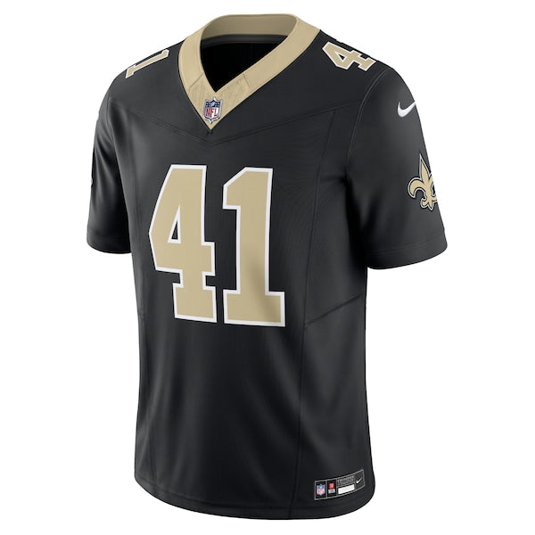 Alvin Kamara New Orleans Saints Nike Vapor F.U.S.E. Limited Jersey - Black - Image 2