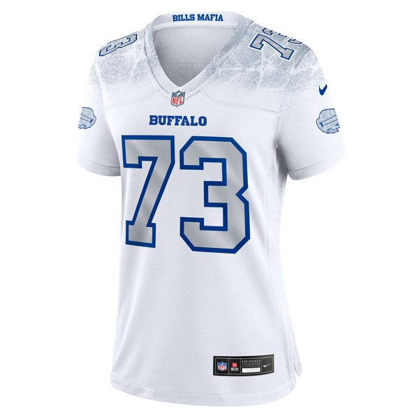 Dion Dawkins Buffalo Bills Nike Women's 2025 Rivalries Collection Game Jersey - White - Image 2