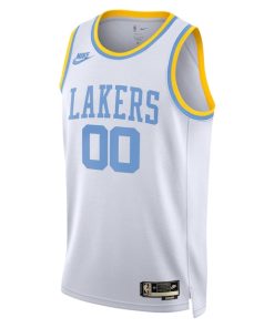 Alternative view of Los Angeles Lakers Nike Unisex 2022/23 Custom Swingman Jersey - Classic Edition - White