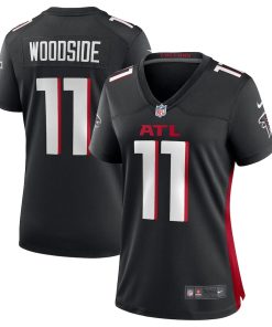 Logan Woodside Atlanta Falcons Nike Women's Team Game Jersey -  Black