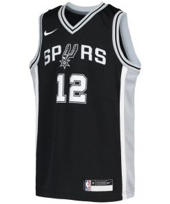 Alternative view of LaMarcus Aldridge San Antonio Spurs Nike Youth Swingman Jersey - Icon Edition - Black