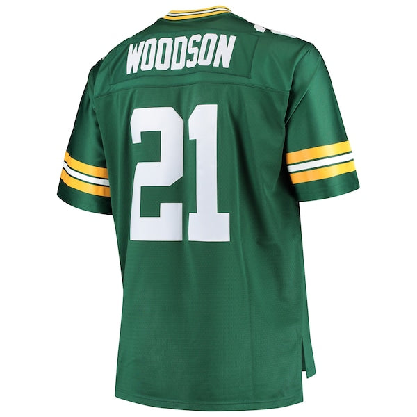Charles Woodson Green Bay Packers Big & Tall 2010 Retired Player Replica Jersey - Green - Image 3
