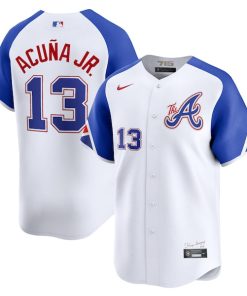 Ronald Acu?a Jr. Atlanta Braves Nike City Connect Limited Player Jersey - White