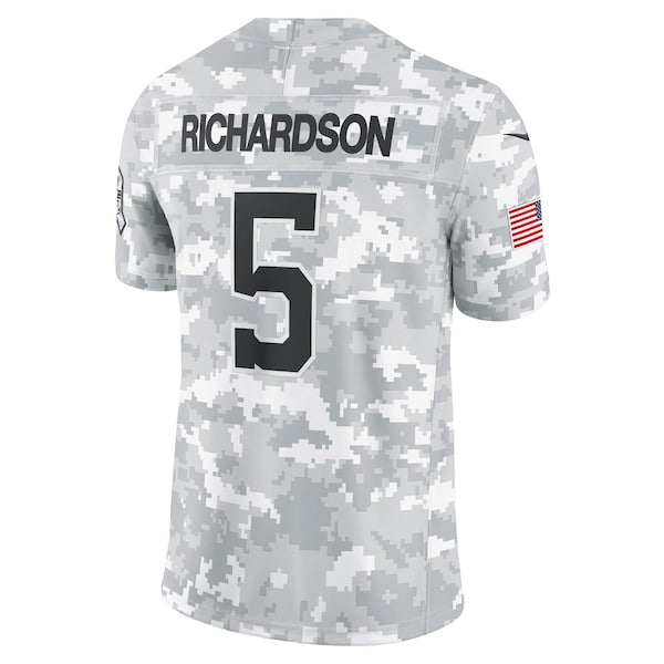 Anthony Richardson Indianapolis Colts Nike 2024 Salute to Service Limited Jersey - Arctic Camo - Image 3