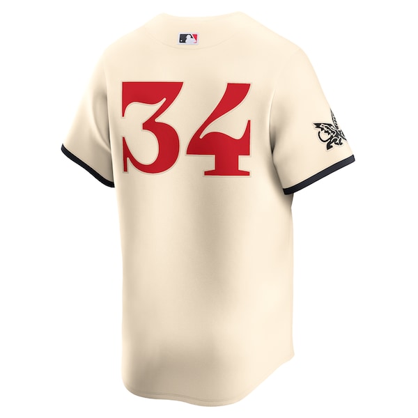 Nolan Ryan Texas Rangers Nike City Connect Limited Player Jersey - Natural - Image 3