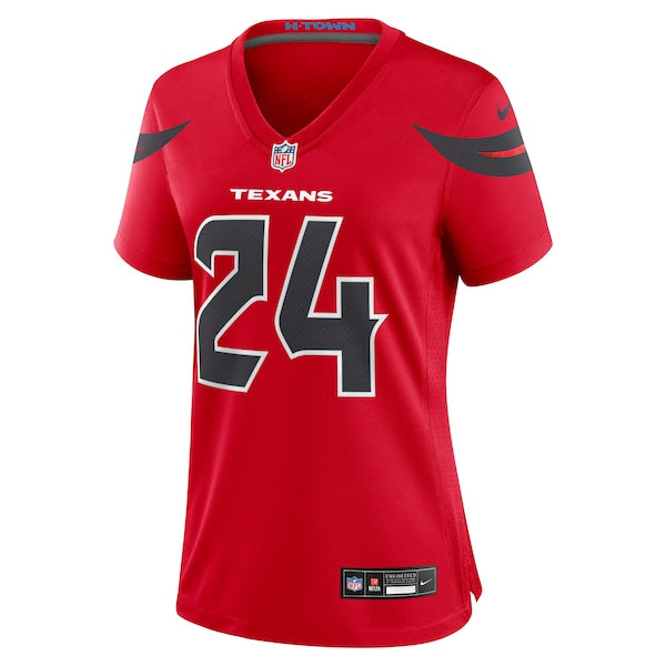 Derek Stingley Jr. Houston Texans Nike Women's Alternate Game Jersey - Red - Image 3