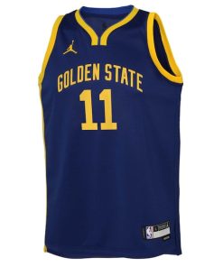 Alternative view of Klay Thompson Golden State Warriors Jordan Brand Youth Swingman Jersey - Statement Edition - Blue