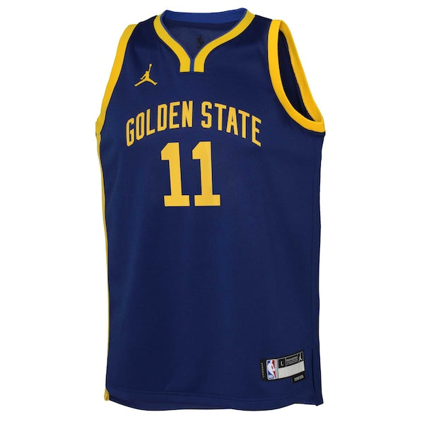 Klay Thompson Golden State Warriors Jordan Brand Youth Swingman Jersey - Statement Edition - Blue - Image 2