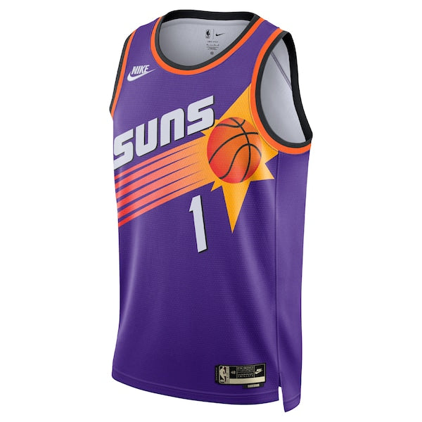 Devin Booker Phoenix Suns Nike Swingman Jersey - Classic Edition - Purple - Image 2