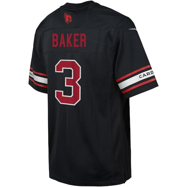 Budda Baker Arizona Cardinals Nike Youth Game Jersey - Black/Cardinal/White - Image 4