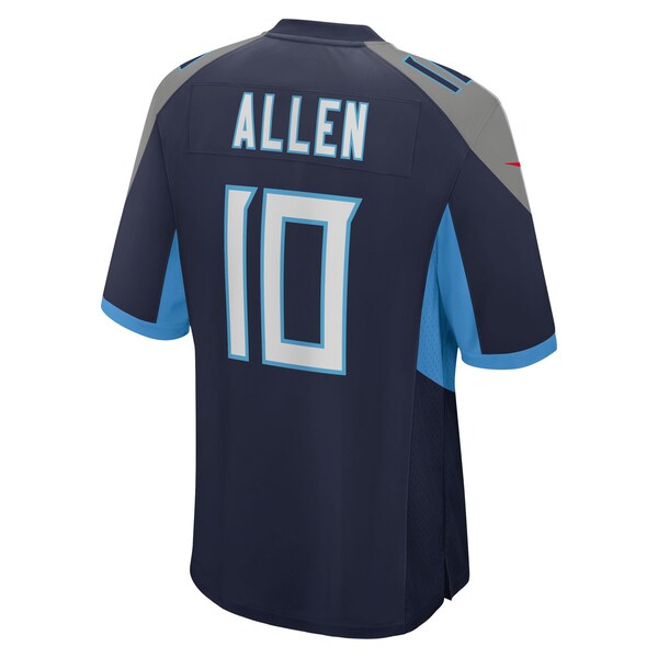 Brandon Allen Tennessee Titans Nike Team Game Jersey - Navy - Image 3