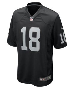 Alternative view of Jack Jones Las Vegas Raiders Nike Team Game Jersey -  Black
