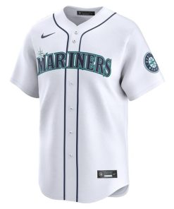 Alternative view of Seattle Mariners Nike Home Limited Pick-A-Player Retired Roster Jersey - White