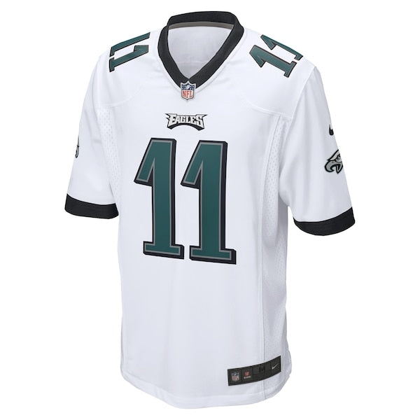 A.J. Brown Philadelphia Eagles Nike Game Jersey - White/Green - Image 3