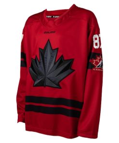Alternative view of Sidney Crosby Hockey Canada Youth 2026 Replica Jersey - Red