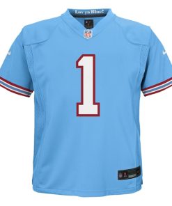 Alternative view of Cameron Ward Tennessee Titans Nike Preschool Alternate 2 Player Game Jersey - Light Blue