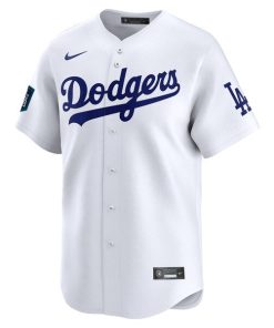 Alternative view of Los Angeles Dodgers Nike 2024 MLB World Tour Seoul Series Home Limited Jersey?¨C White