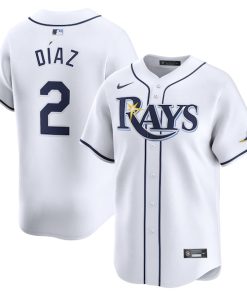 Yandy Diaz Tampa Bay Rays Nike Home Limited Player Jersey - White