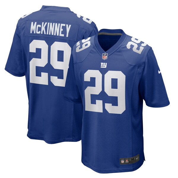 Xavier McKinney New York Giants Nike Game Jersey - Royal/White - Image 2