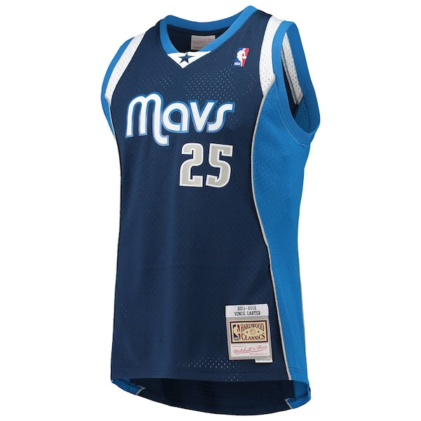 Vince Carter Dallas Mavericks 2011/12 Hardwood Classics Swingman Jersey - Navy - Image 2