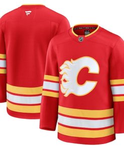 Calgary Flames  Home Premium Jersey - Red/Black/White
