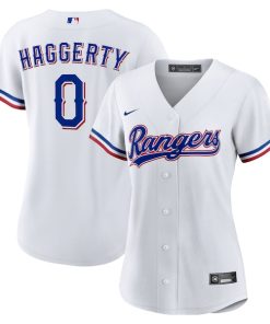 Sam Haggerty Texas Rangers Nike Women's Home Replica Jersey - White