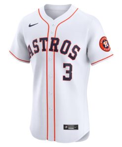 Alternative view of Jeremy Pe?a Houston Astros Nike Home Elite Player Jersey - White