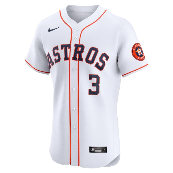 Jeremy Pe?a Houston Astros Nike Home Elite Player Jersey - White - Image 2