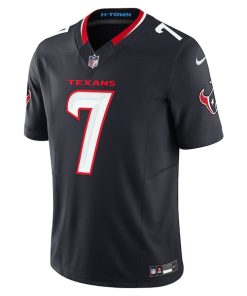 Alternative view of C.J. Stroud Houston Texans Nike Vapor F.U.S.E. Limited Jersey - Navy