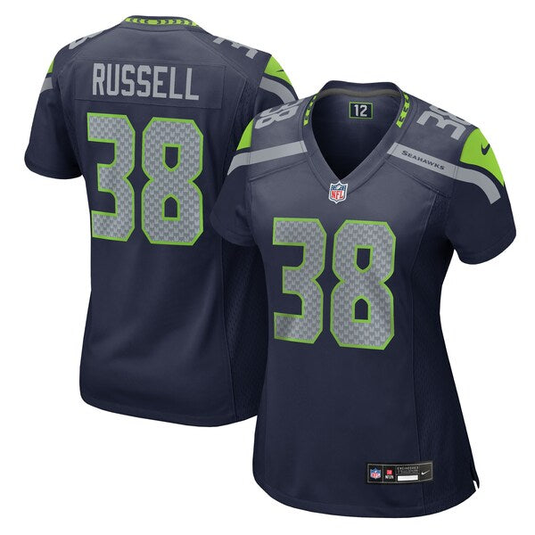 Brady Russell Seattle Seahawks Nike Women's Team Game Jersey - College Navy - Image 9